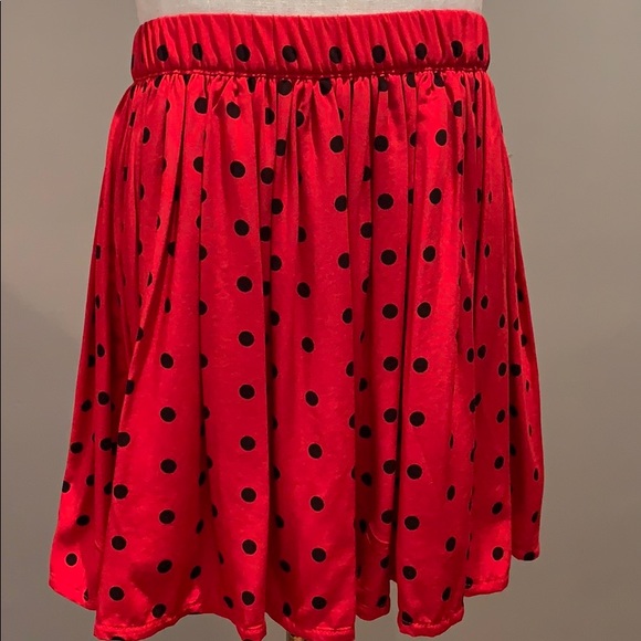 Gap Kids red polka dot skirt size 6/7 - Picture 2 of 7